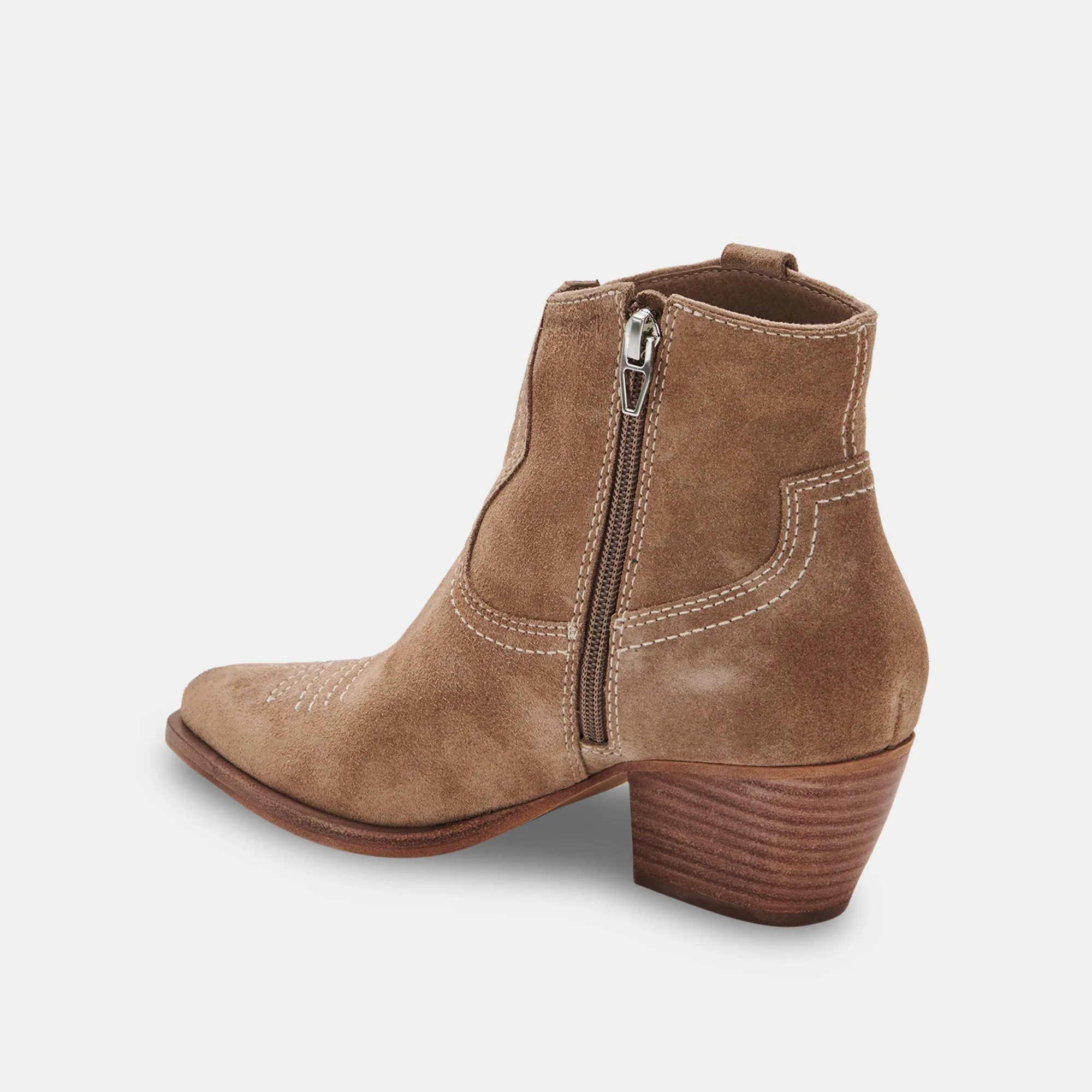 SILMA BOOTIES TRUFFLE SUEDE re:vita