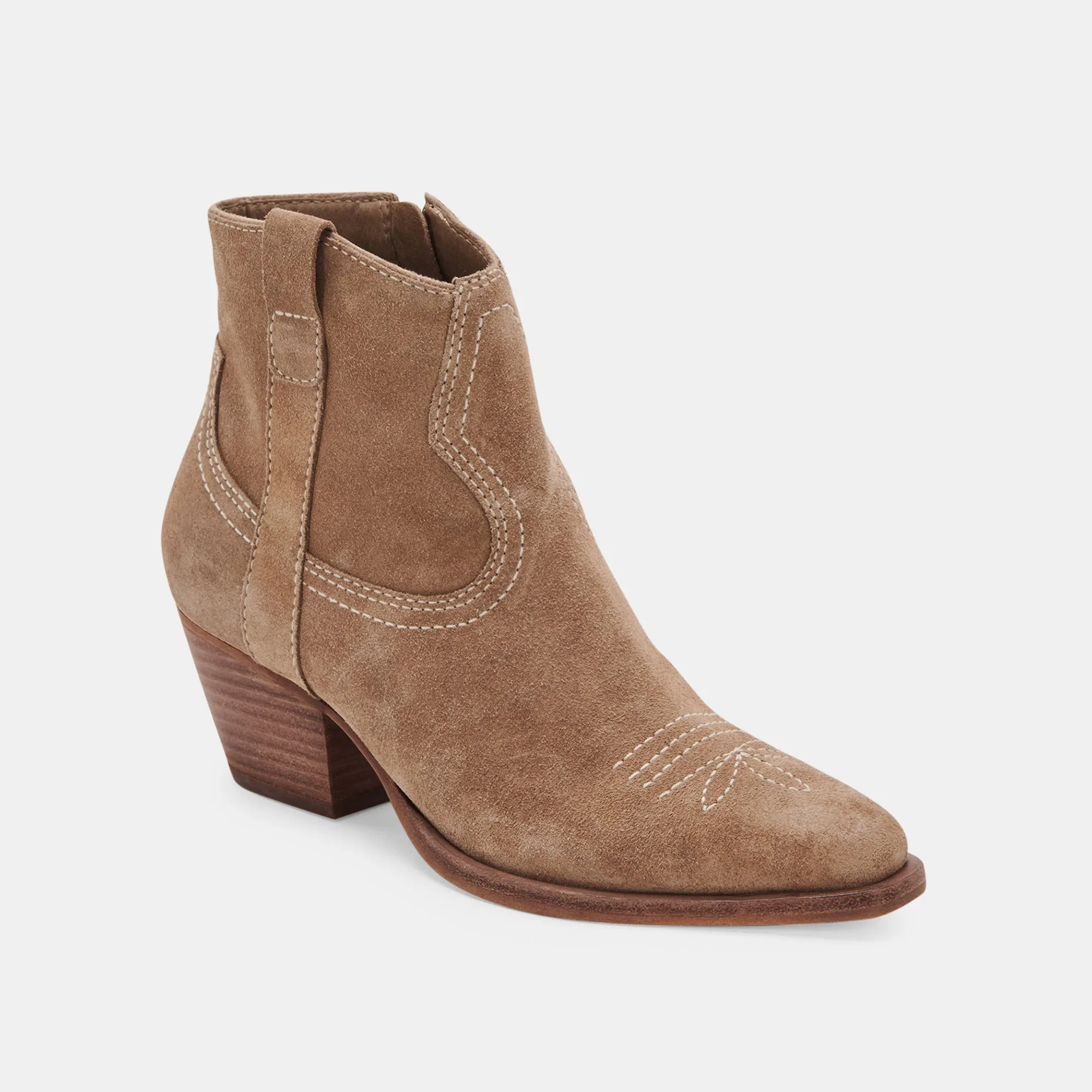 SILMA BOOTIES TRUFFLE SUEDE re:vita