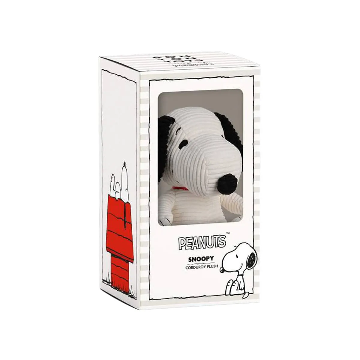 Snoopy - Sitting Corduroy - Cream In Gift Box - 27cm