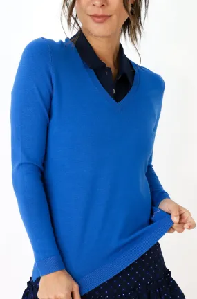 Stretch V-Neck Sweater