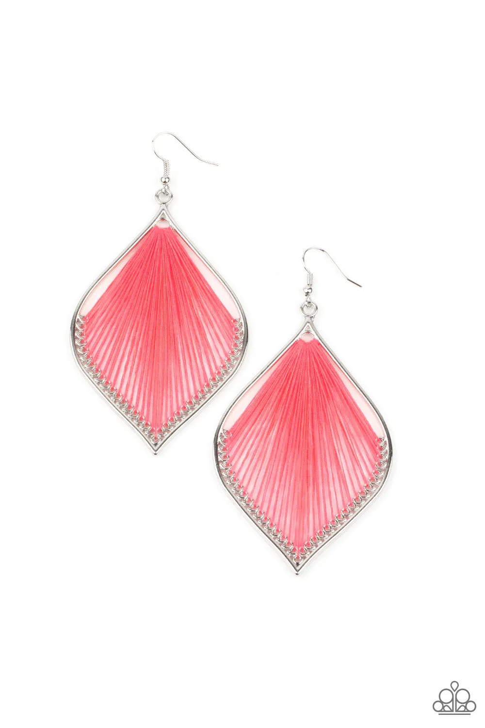 String Theory Pink-Earrings