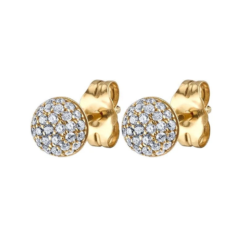 Stud Zircon Piercing Hoop Earrings