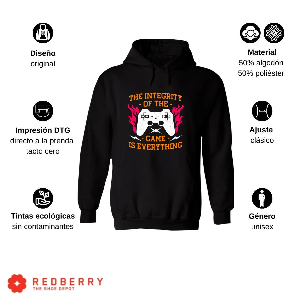 Sudadera Hombre  Hoodie Gamer Videojuegos Frases 096