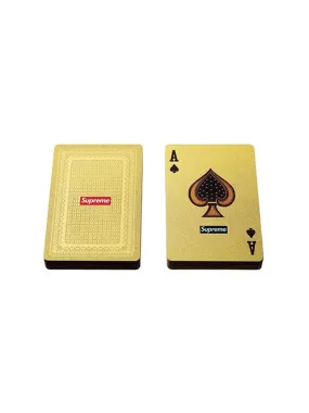 Supreme SS13 Gold Playing Cards