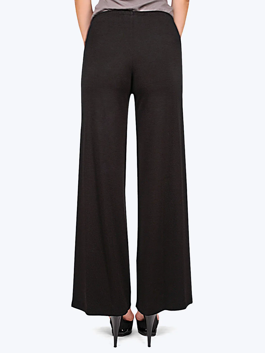 Tianello TENCEL™ Whisper Knit Palazzo Pant