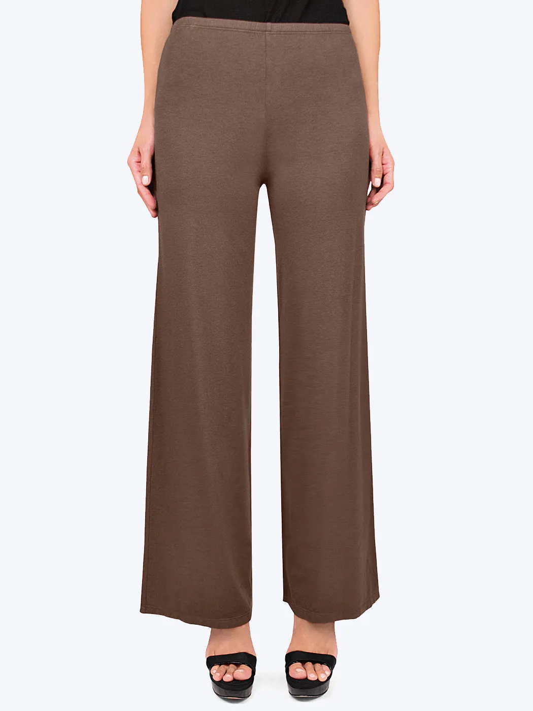 Tianello TENCEL™ Whisper Knit Palazzo Pant