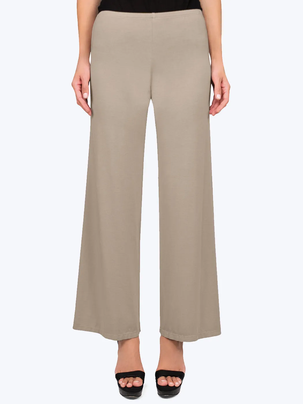 Tianello TENCEL™ Whisper Knit Palazzo Pant