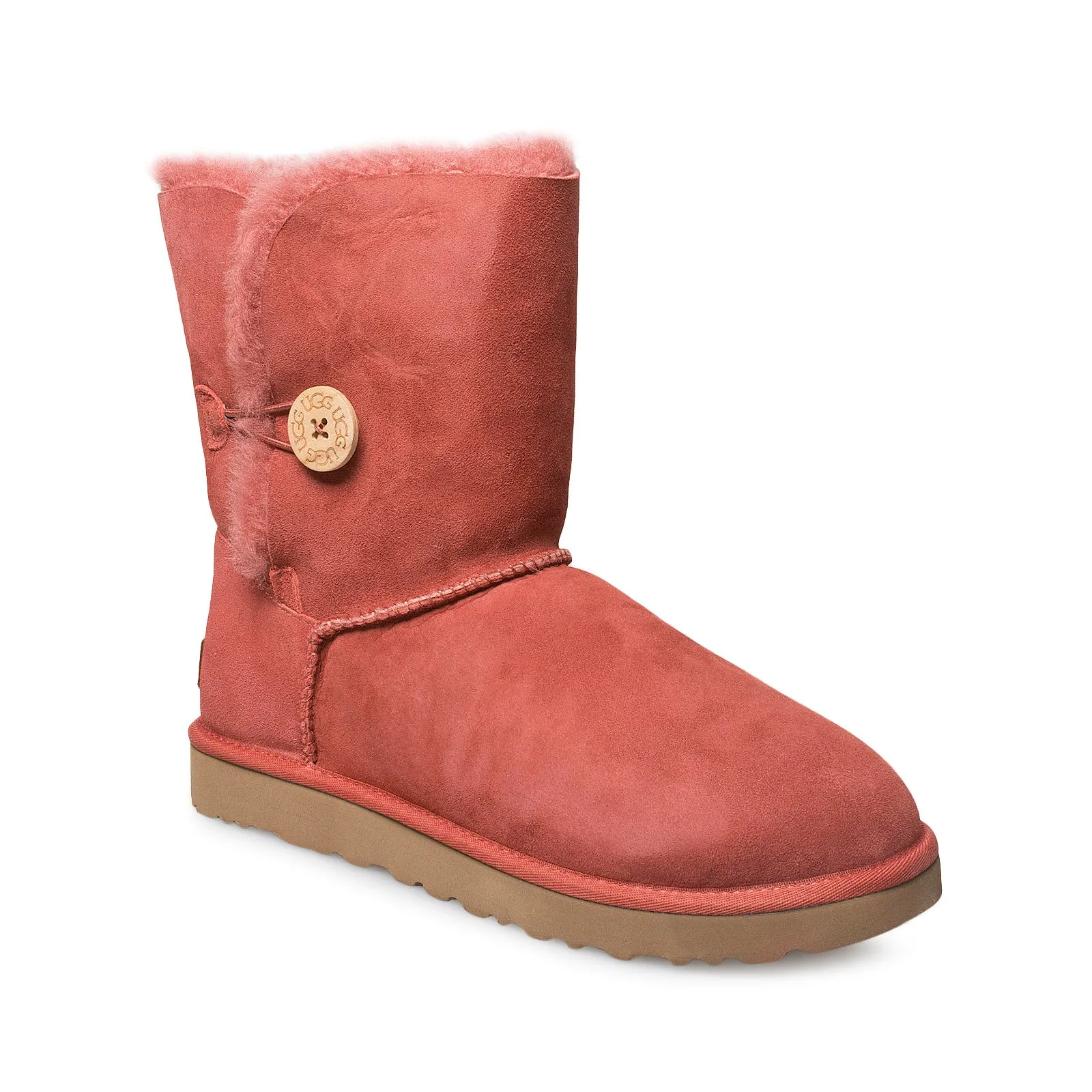 UGG Bailey Button II Terracotta Boots - Women's