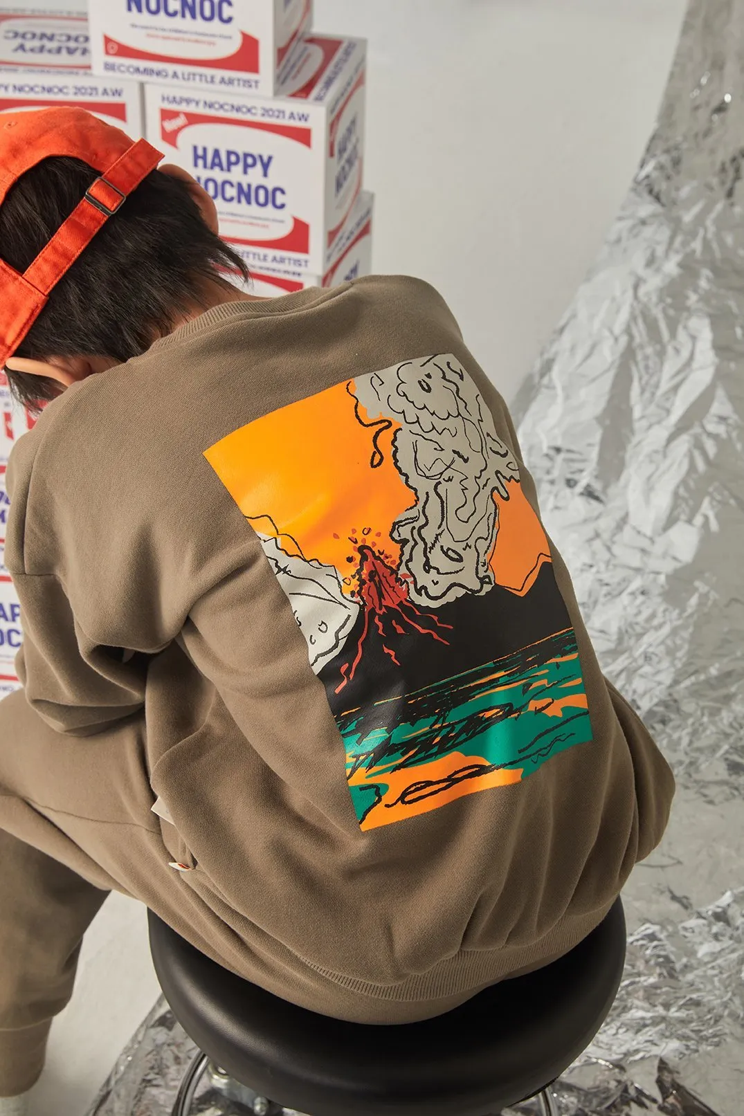 Volcano Printed Sweatshirt