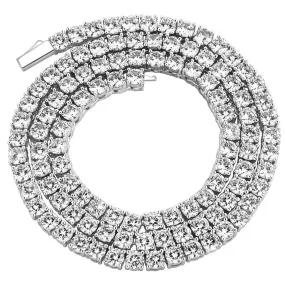 VVS Moissanite Tennis Chain in 925 Silver