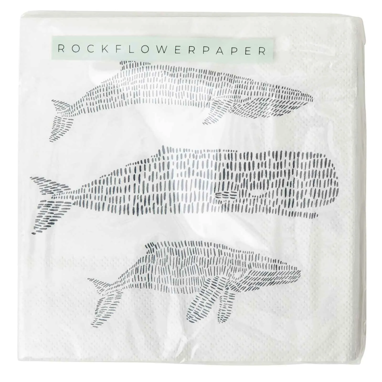 Whales Paper Cocktail Napkins (Pack of 20)