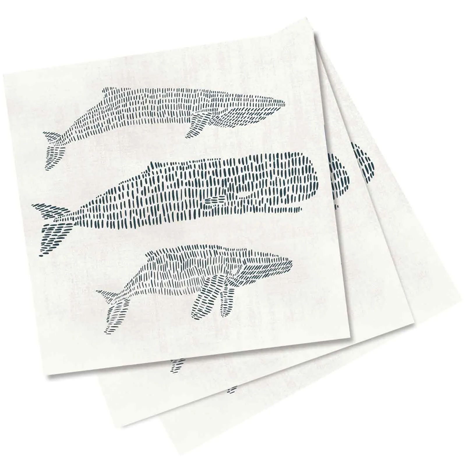 Whales Paper Cocktail Napkins (Pack of 20)