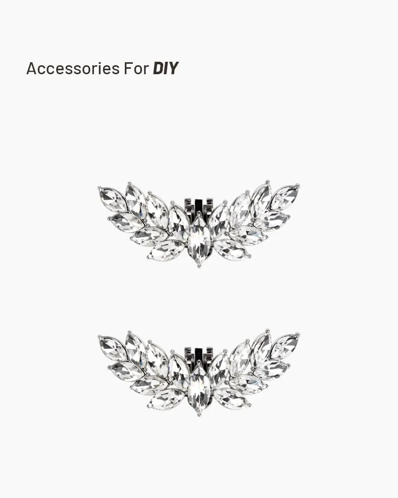 White Wing Diamond Buckle