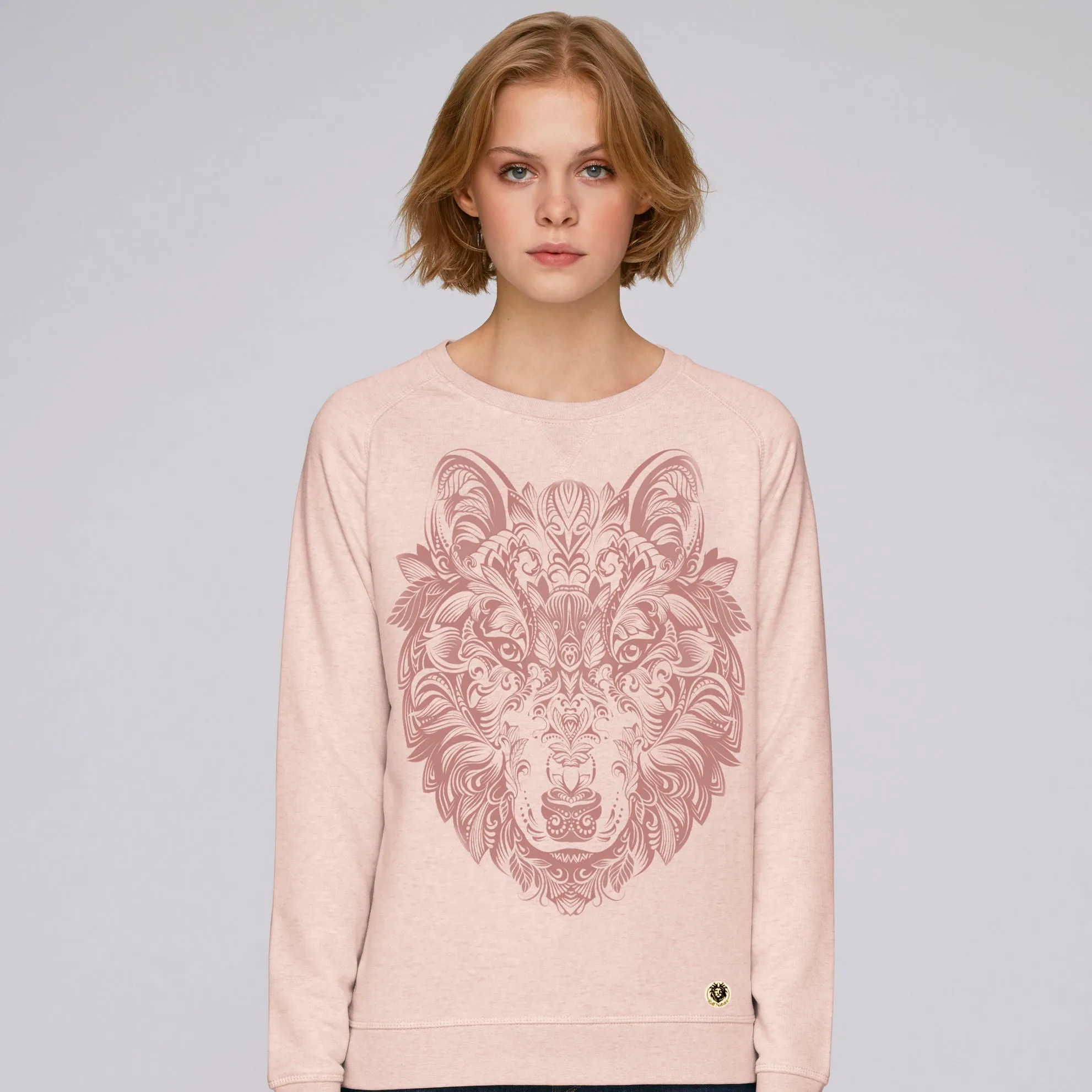 Wolf Mandala Sweatshirt Women