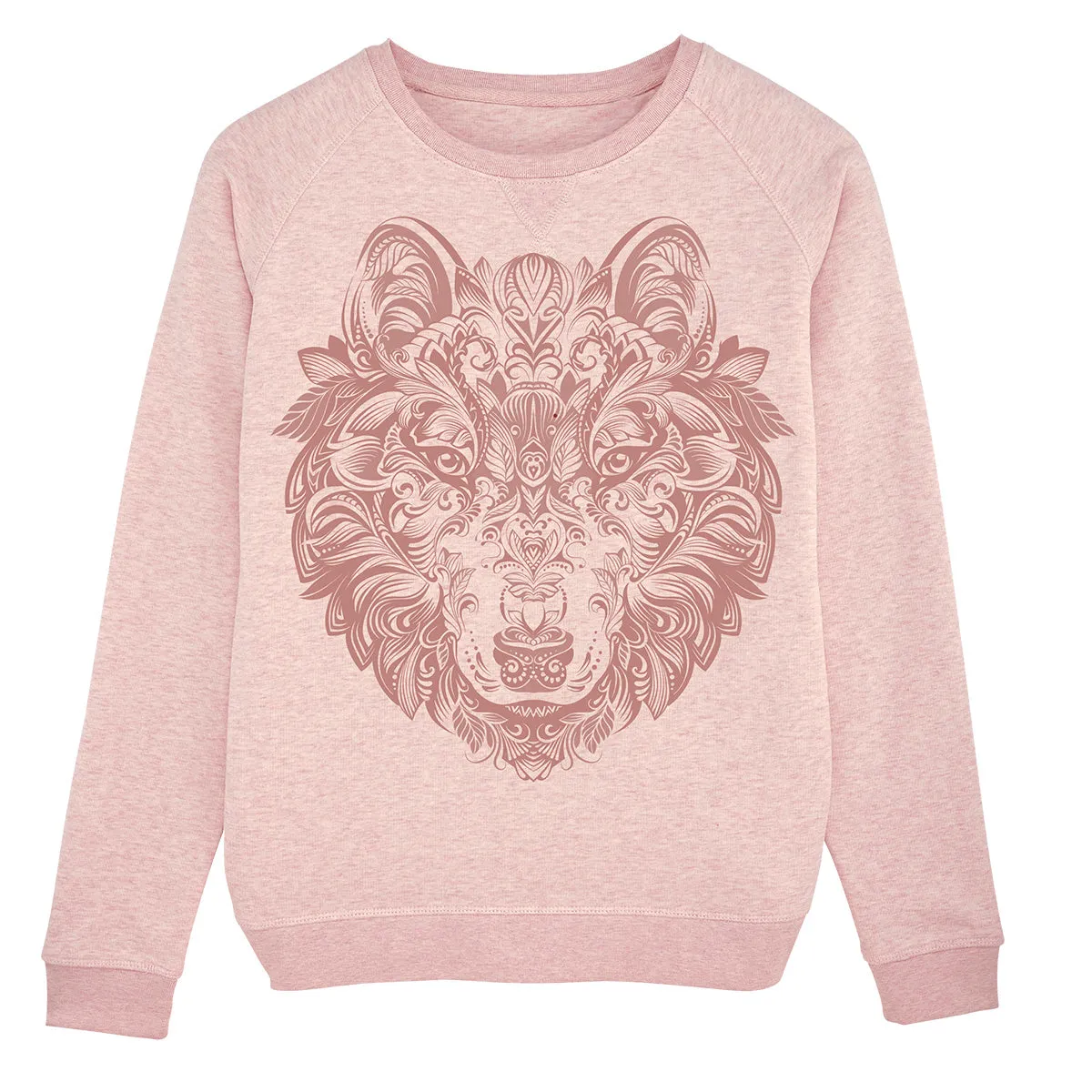 Wolf Mandala Sweatshirt Women