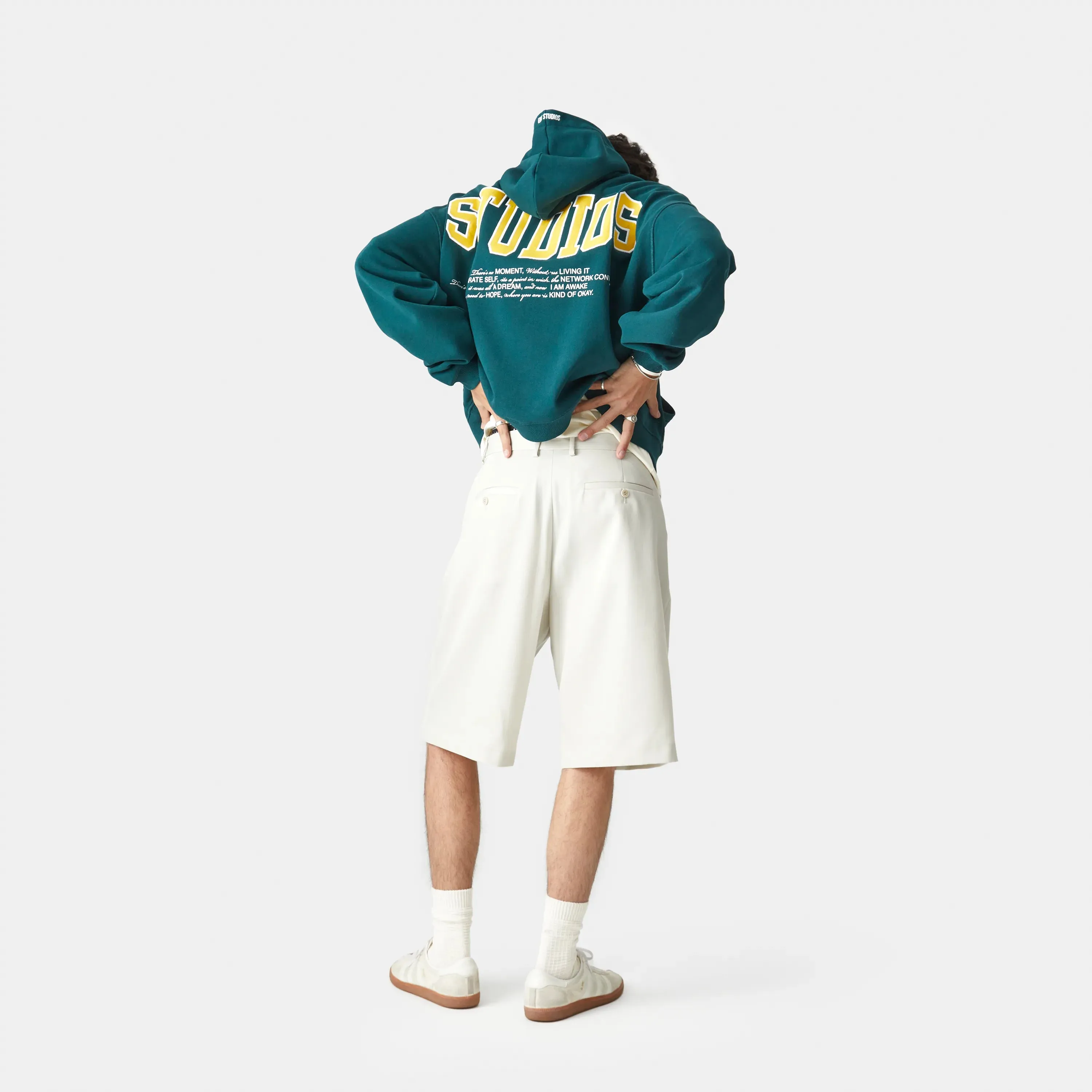 Wrap Up Petrol Oversized Hoodie