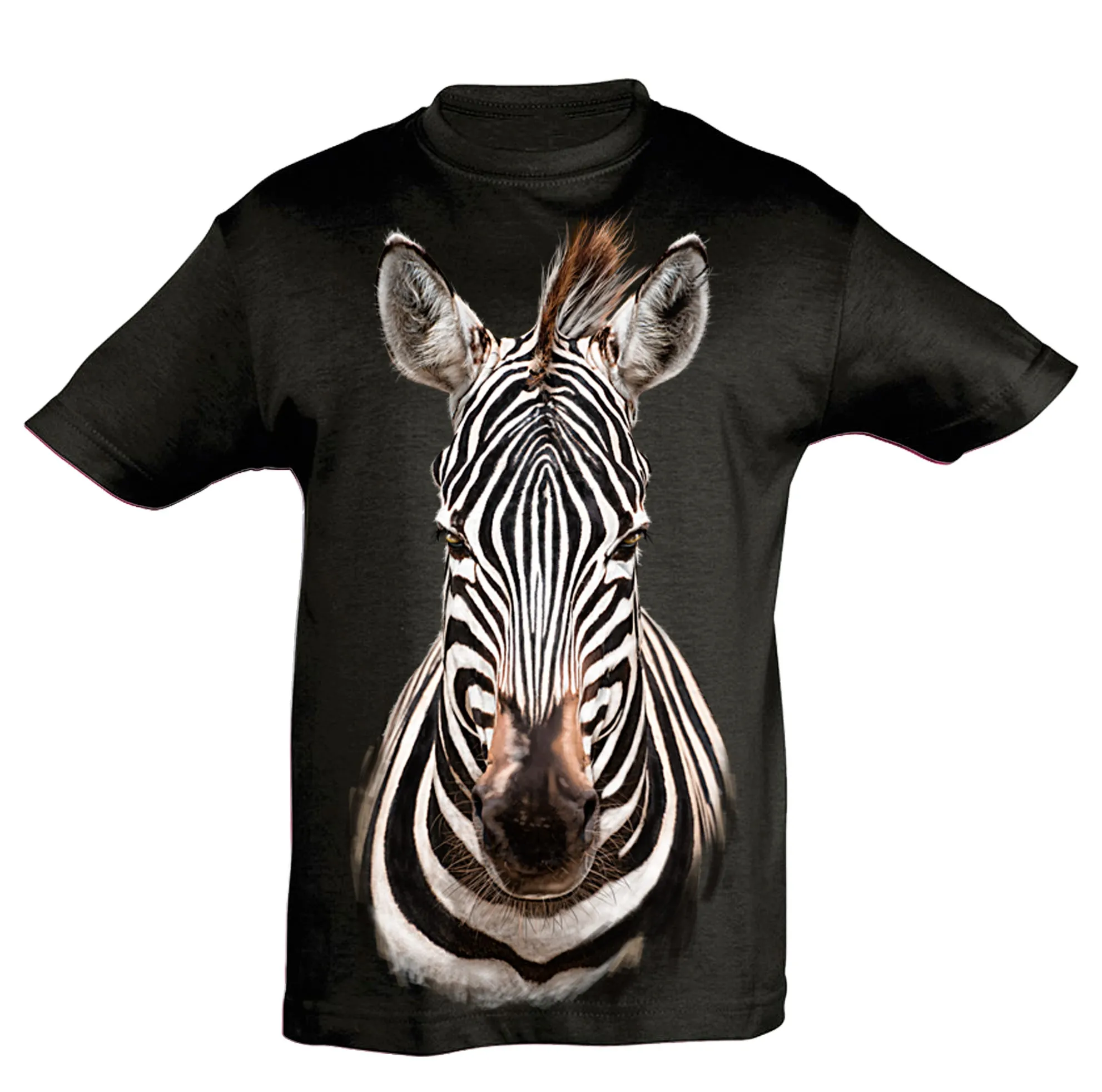 Zebra Front T-Shirt Kids